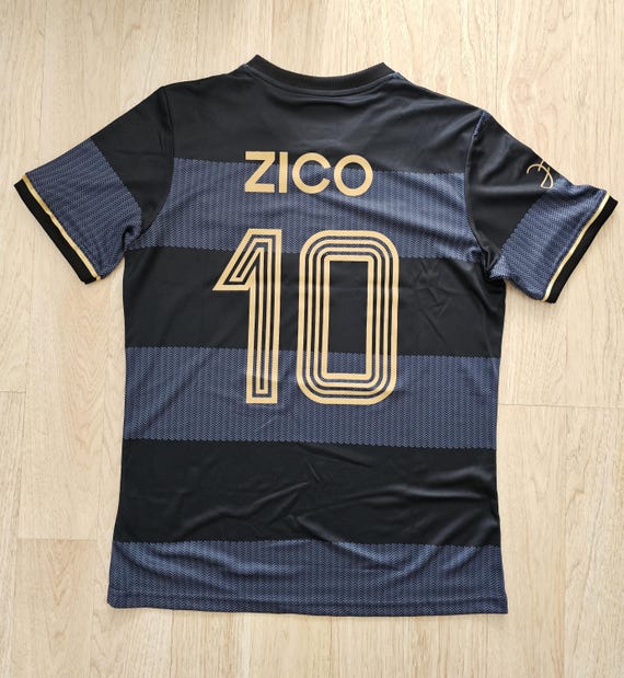 New C. R. Flamengo Zico Goat Soccer Jersey All Sizes Available