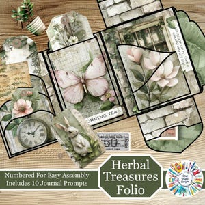 Download Digital Folio, Herbal Treasures: Uma Coleção de Belos Botânicos para Sua Alma Folio, Reflexão sobre o Poder de Cura das Ervas