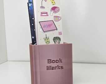Open Book Bookmark Display: Book Lover Gift, Bookshelf Decor