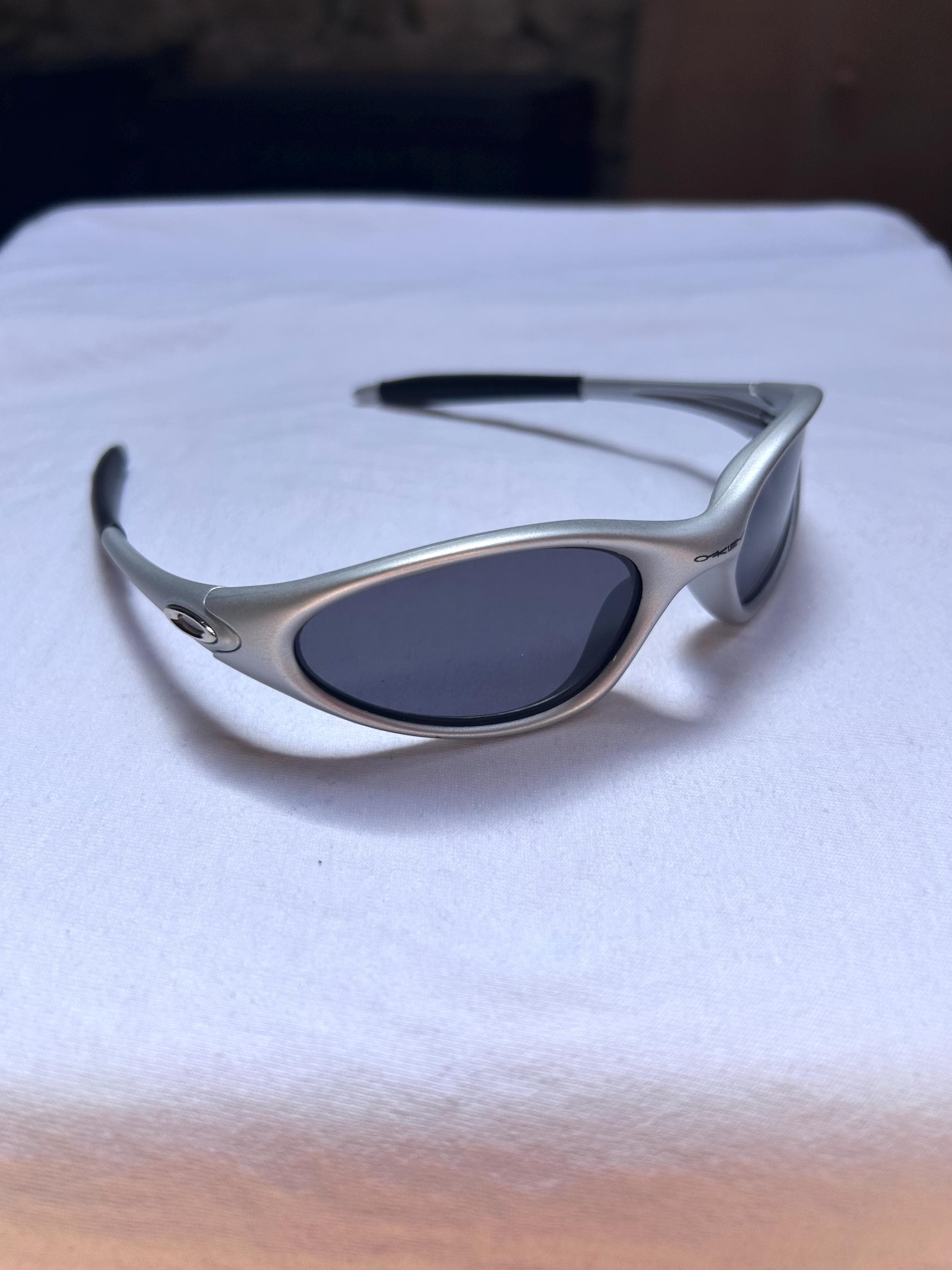 和*田様 90s vintage Oakley Oakley Topcoat Vintage Sunglasses Chrome/Silver RARE - 90s