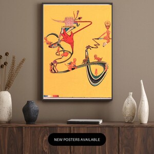 Stampa artistica digitale unica - Arte murale moderna originale - Opera d&#39;arte astratta stampabile per l&#39;arredamento della casa