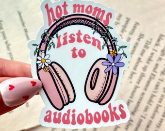 Audiobook Sticker, Gifts for Readers, Book Gifts, Smut Reading Sticker, Kindle Kobo Boox sticker, Reading Mom Sticker, Unique Trendy gifts