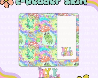 UFO Frogs, sci-fi  E-Reader Skin for Kindle, Kobo