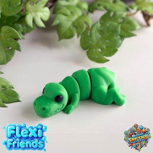 FlexiFriend T-Rex: 3D Printed Articulating Dinosaur Fidget Toy