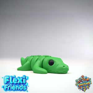 FlexiFriend Crocodile: Articulating 3D Printed Fidget Toy