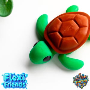 Flexi Friends Turtle: Articulating 3D Printed Fidget Toy
