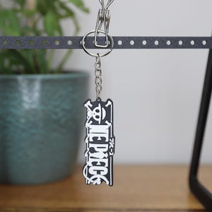 One Piece Anime Logo Keychain | 3D Printed | Iconic Design | Eco-Friendly PLA | High Quality Print | Straw Hat Pirates | Grand Line