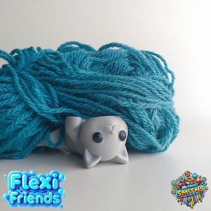FlexiFriend George the Cat: 3D Printed Articulating Fidget Toy