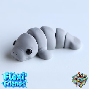 FlexiFriend Manatee: Articulating 3D Printed Fidget Toy
