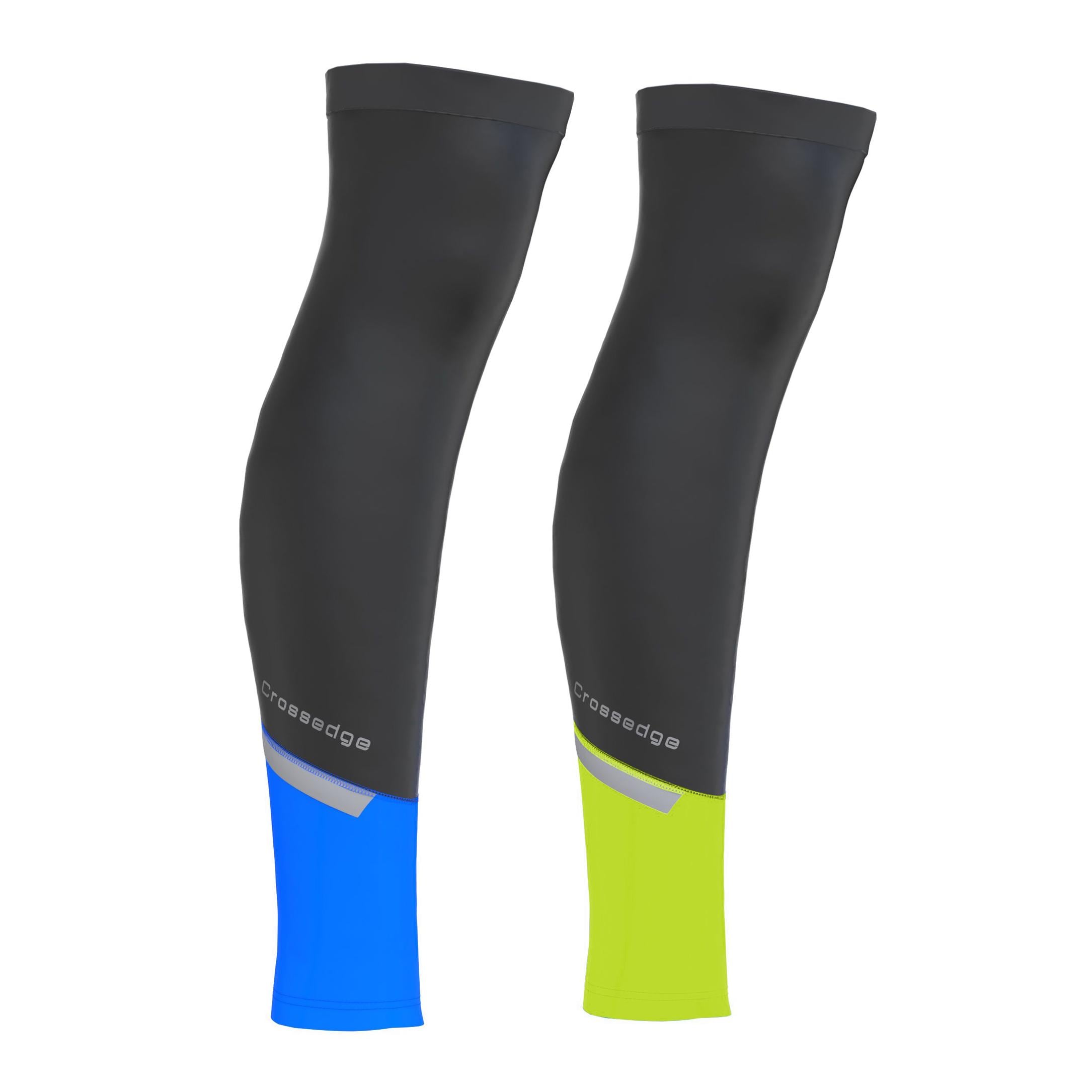 Crossedge Men's Leg Warmer Anti Slip leg Warmer Light Weight For Cycling and Bike Warmers.