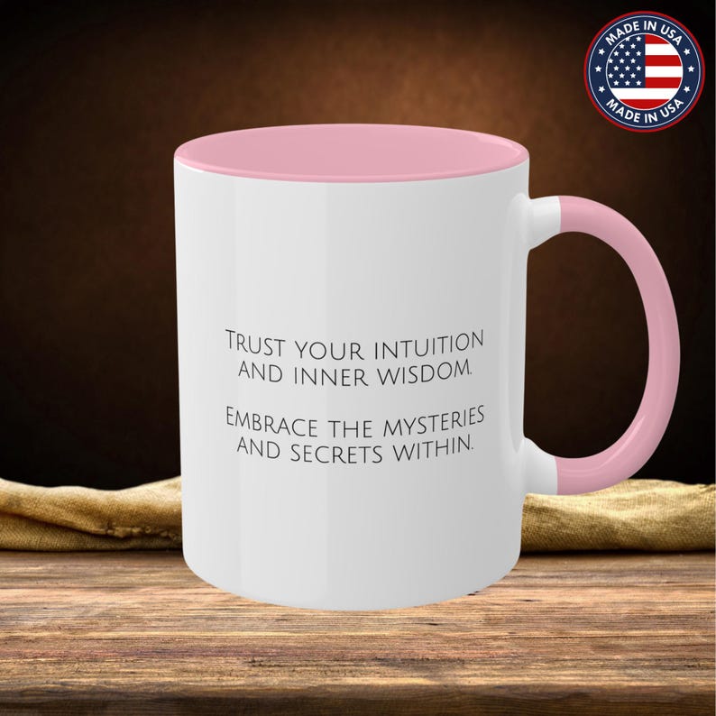 The High Priestess Tarot Card Mug 11oz – Tarot Card Design for Intuition & Mystery | Gothic Occult Gift for Witches and Tarot Lover