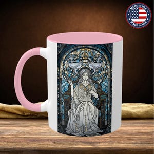The High Priestess Tarot Card Mug 11oz – Tarot Card Design for Intuition & Mystery | Gothic Occult Gift for Witches and Tarot Lover