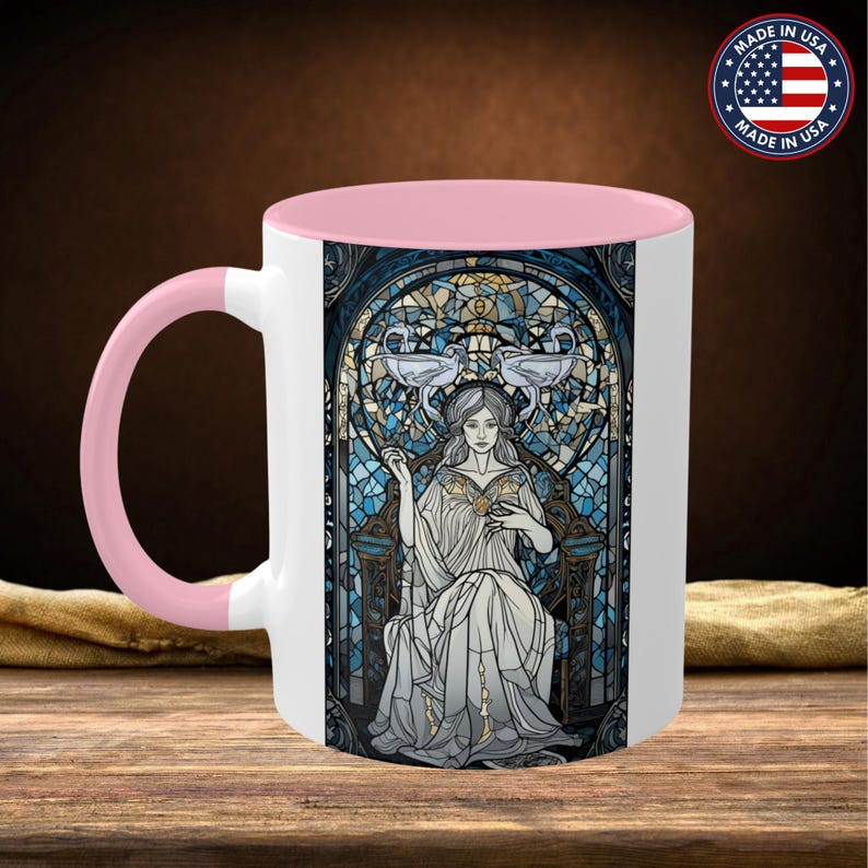 The High Priestess Tarot Card Mug 11oz – Tarot Card Design for Intuition & Mystery | Gothic Occult Gift for Witches and Tarot Lover
