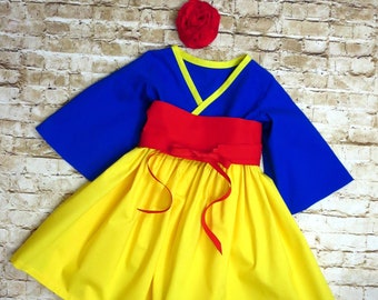 Snow White Party Dress, 6 mos to 14 yrs