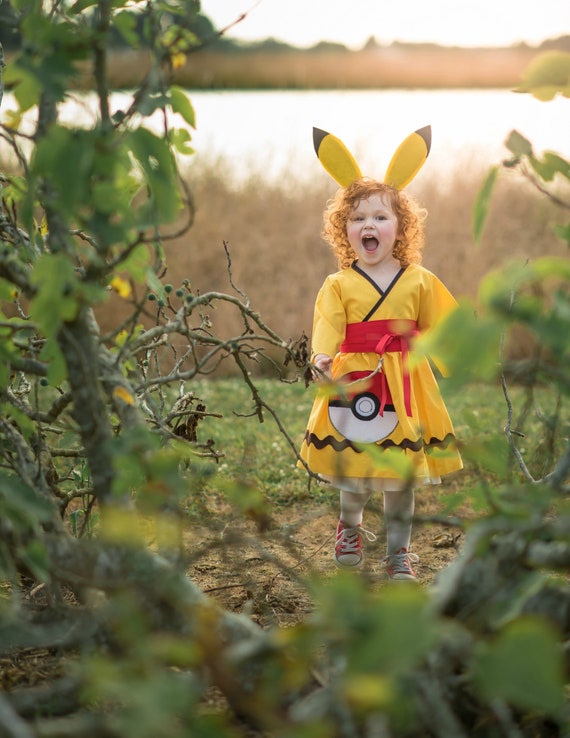 Girls Pikachu Costume