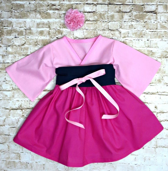 kimono dress for baby girl