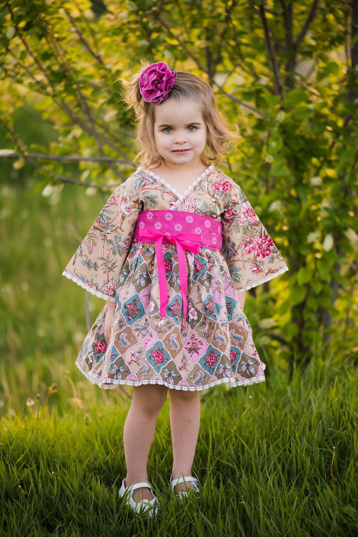 Country Girl Dress for Girls Pink Dress Toddler Dress Tween Etsy