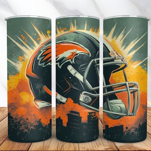 Football Tumbler Wrap, 20oz Skinny Tumbler Sublimation Design, Football PNG, Tumbler Wrap PNG, Football Gifts, Digital Download