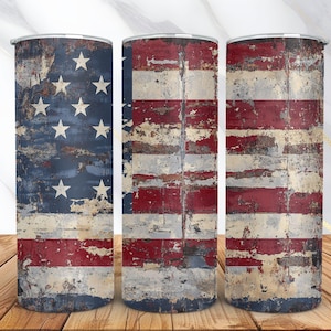 Amerikanische Flagge Tumbler Wrap - Patriotische png - Sublimationsdesign - USA Flagge Tumbler Wrap - Fourth of Juli Tumbler wrap - Digitaler Download