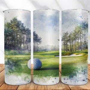 Golf Tumbler Wrap for Sports Lovers -20oz Skinny Tumbler Wrap -Golf PNG Sublimation Design -Golf Lover Gifts -Digital Download