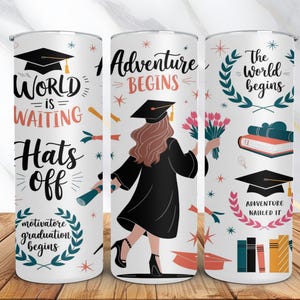2025 Graduation Tumbler Wrap -20oz Skinny Tumbler Sublimation Design -Senior 2025 Tumbler Wrap PNG -Graduation Gifts -Digital Download