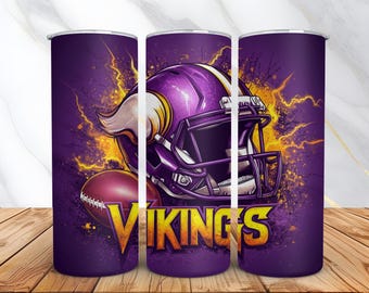 Vaso de fútbol de 20 oz Envoltura PNG Equipo de fútbol PNG Diseño de sublimación Diseño de vaso deportivo delgado Regalo para hombres Descarga digital