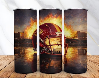 Envoltura para vaso de fútbol, diseño de sublimación PNG de fútbol, envoltura delgada para vaso PNG, envoltura para vaso deportivo, regalos de fútbol, descarga digital