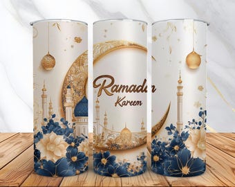 Ramadan Tumbler Wrap is a beautiful Islamic PNG to celebrate the holy month – Ramadan printable - 20oz tumbler wrap - Ramadan decoration