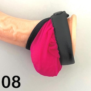 Ball holder No. 08 made of soft mesh, jewel bag for men, ball holder for men, ball bag for everyday use or fetish