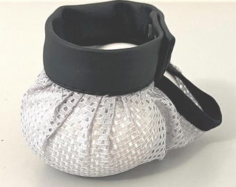 Scrotal Support Pouch for Men – Adjustable Ball Support Underwear | Breathable Mesh Jewel Pouch |  a slightly tighter material silver Nr. 16