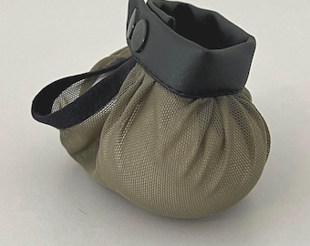 Soporte de malla para testículos - Bolsa de joyería para hombres | Cómodo soporte para testículos y escroto | Divertido regalo para hombres en color oliva n.° 14