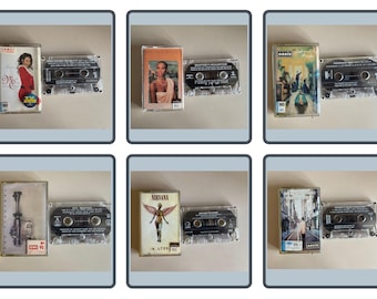 Cassette tapes original vintage - select your album | Vintage Music Cassette Tapes, Rock , Pop, R&B,  Band, Cassette tape, Free Shipping