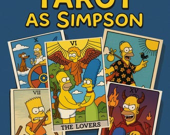 The Simpsons Tarot Card Set: 78 PNG Designs (Digital Download)