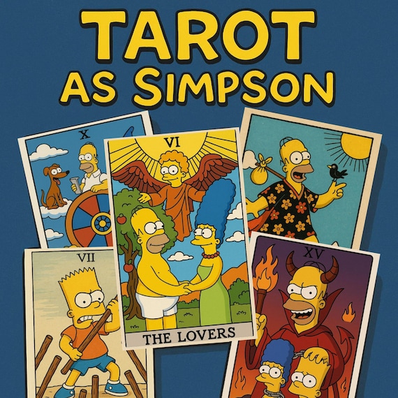 The Simpsons Tarot Card Set: 78 PNG Designs (digital Download) - Etsy