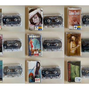 Cassette tapes original vintage - select your album | Vintage Music Cassette Tapes, Rock , Pop, R&B,  Band, Cassette tape, Free Shipping