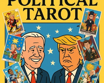 Made in USA Political Tarot Deck: Funny President Parody (Digital Tarot PNG)