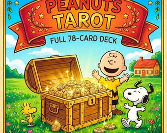 Peanuts Tarot Deck, 78 Cards, Charlie Brown & Snoopy Fan Art (Digital Download)