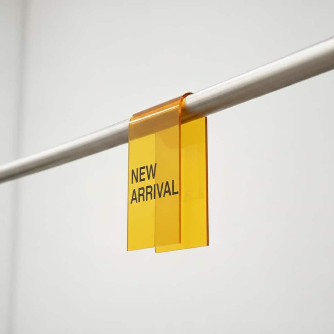 Transparent Acrylic Clothing Rack Sign Clip - Etsy