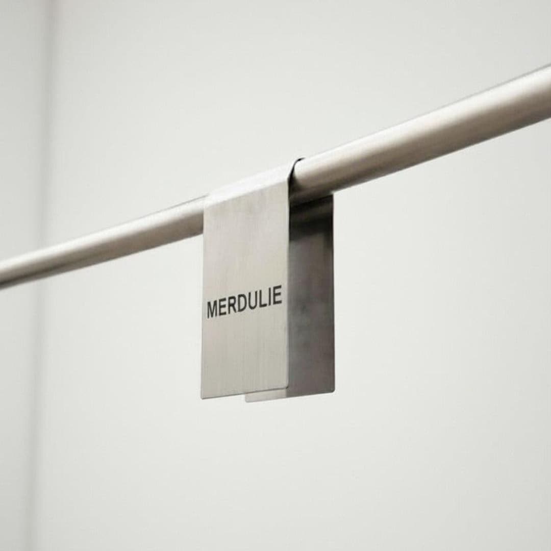 Stainless Steel Clothing Rack Sign Clip - Etsy