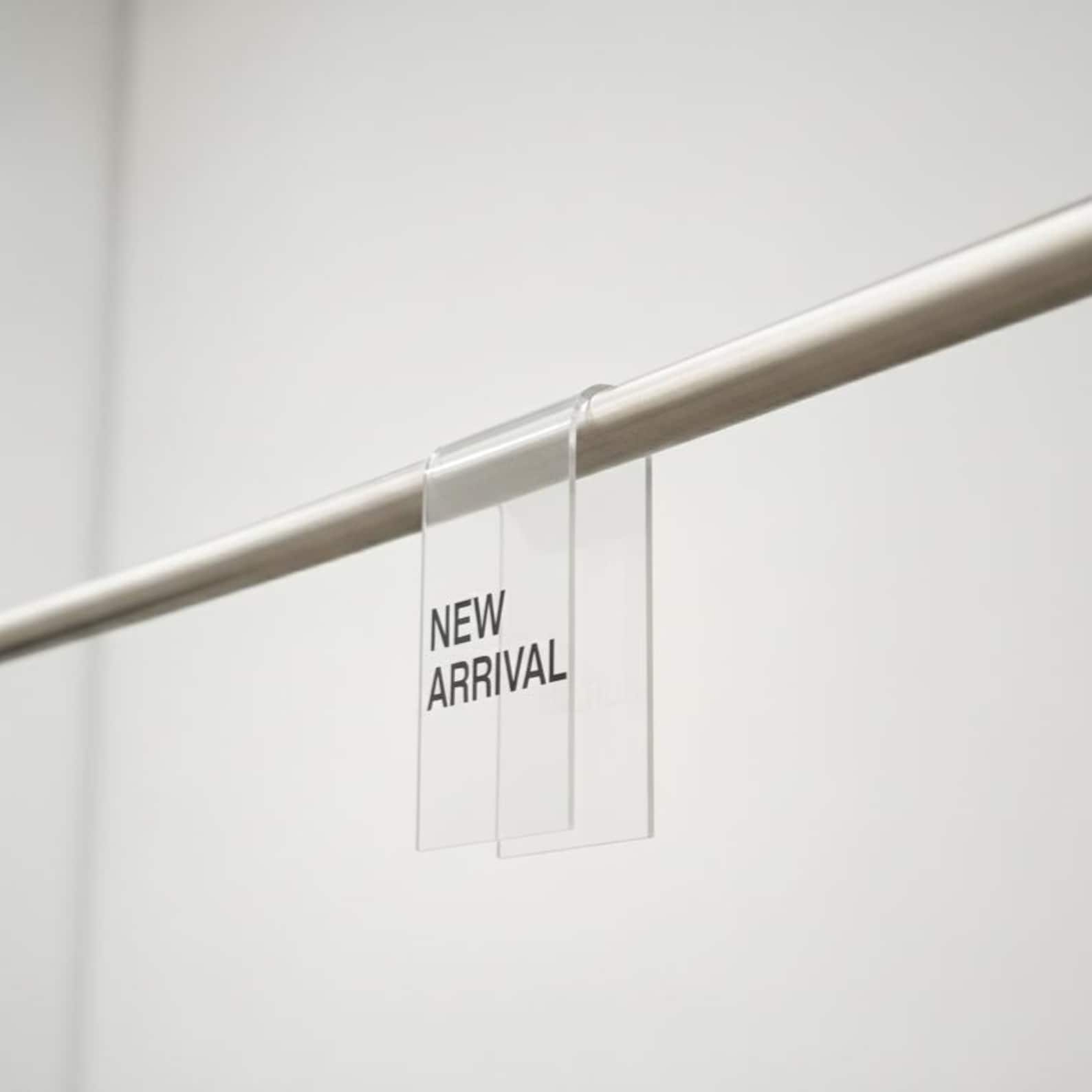 Transparent Acrylic Clothing Rack Sign Clip - Etsy