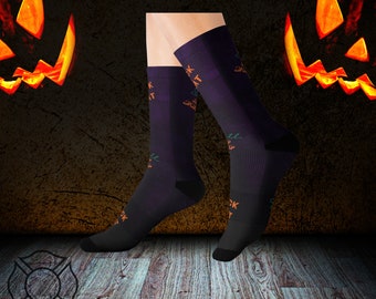 Funny Halloween Cushioned Socks - Trick or Treat, Smell My Feet - Novelty Gift Idea