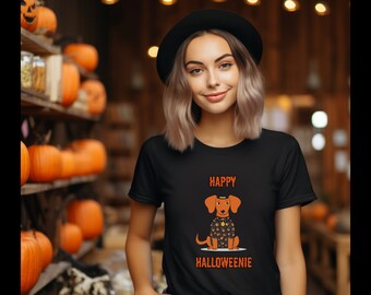 ハロウィンのダックスフントシャツ - トリック・オア・トリートにぴったりの面白い犬用Tシャツ