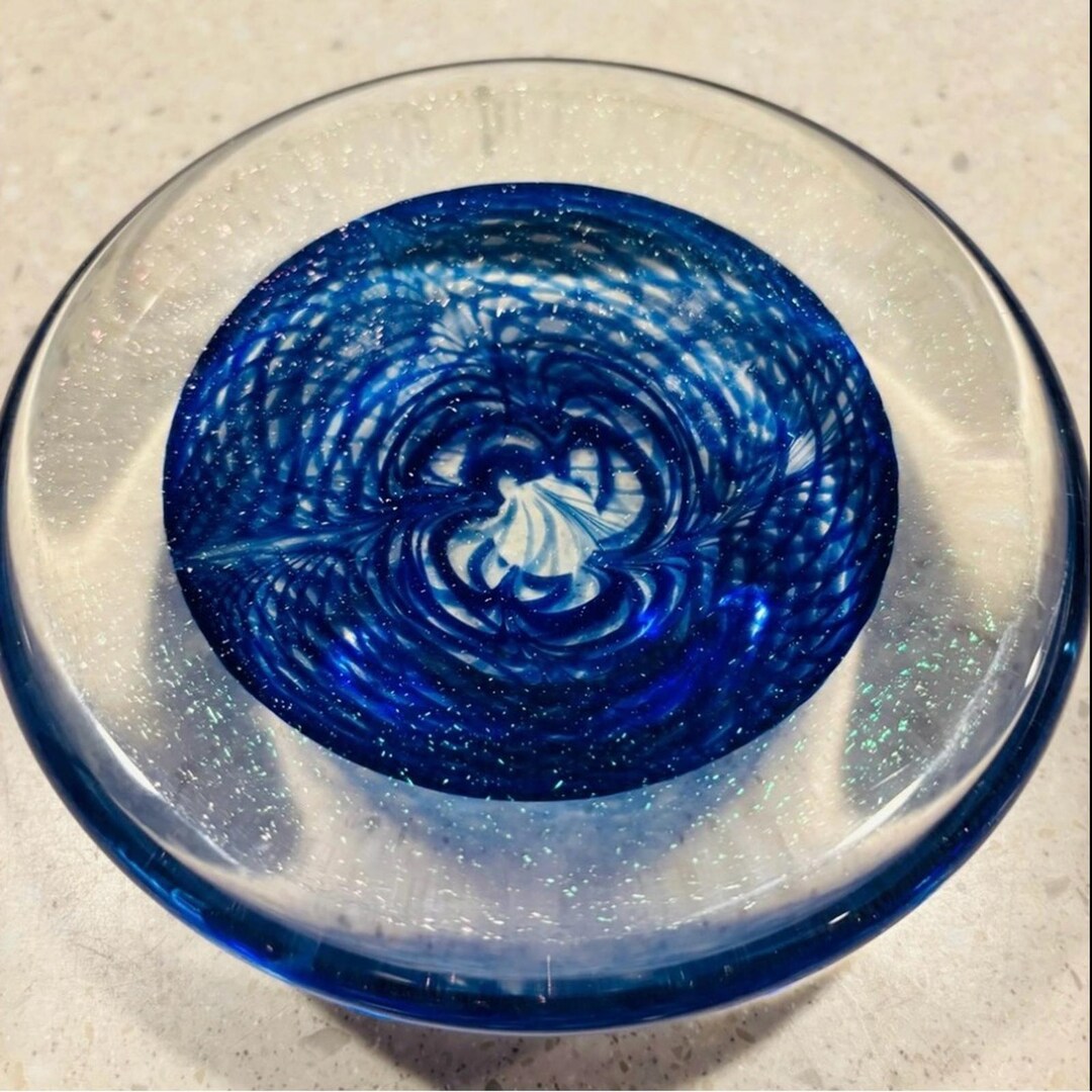 Studio Art Glass Paperweight/decorative Object - Etsy