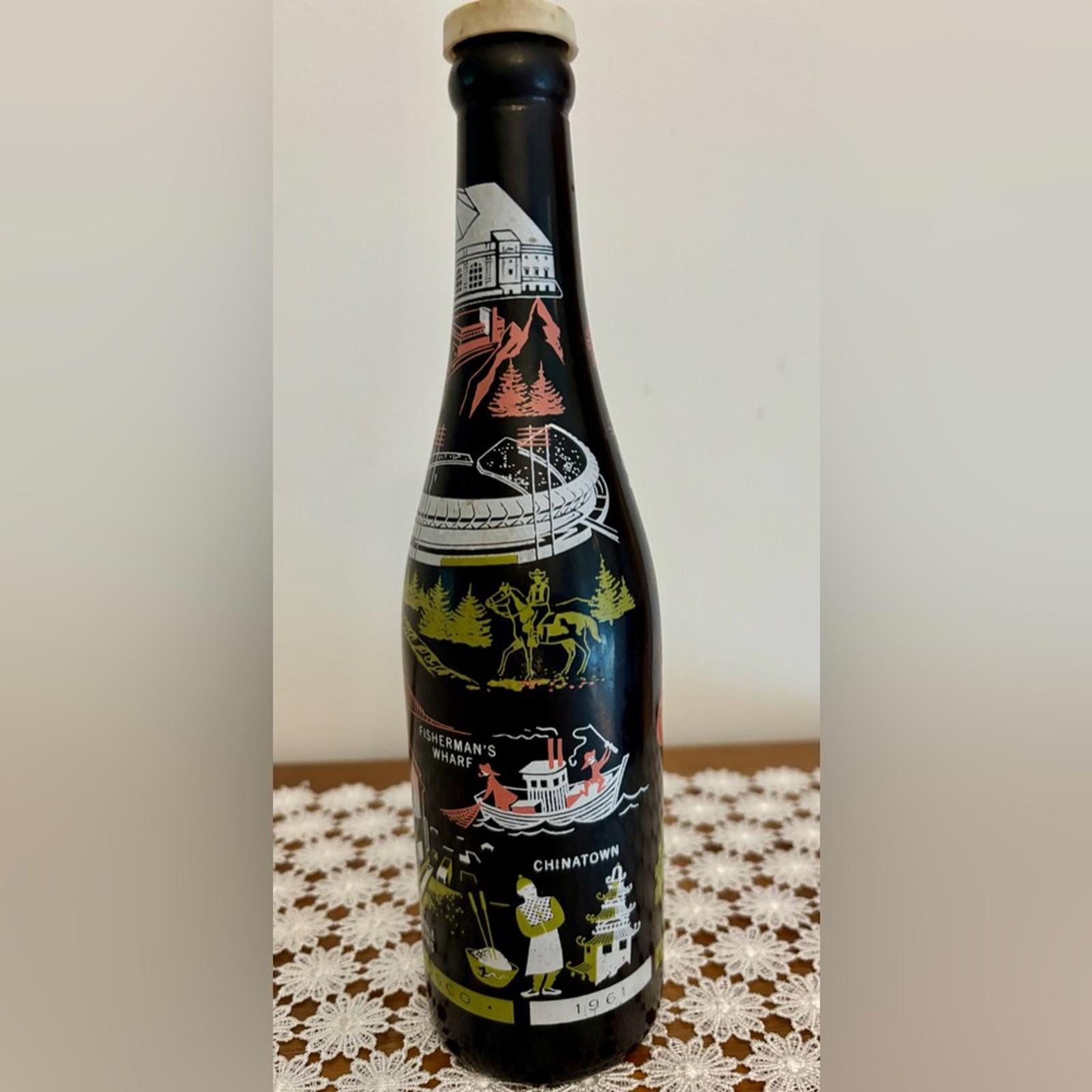 Vintage San Francisco Souvenir Bottle - Etsy