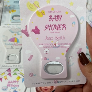 Baby Shower Favor, Mermaid Theme Baby Shower Bottle Opener Magnet, Baby Shower Guest Gift, Birthday Party Favor, Baby Shower Gift Ideas