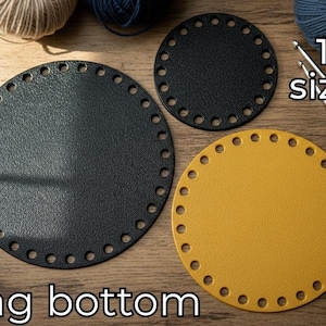 3D Printed Circle Crochet Bag Bottom: DIY Purse Base (70–180mm)