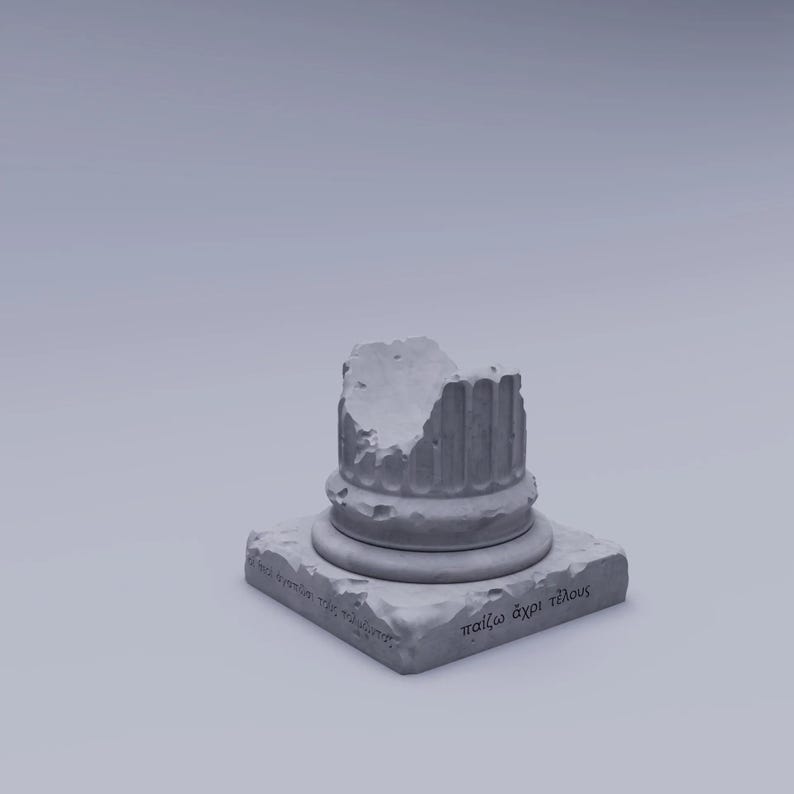 3D Printed PS5 Controller Stand – Greek Column, Gamer Gift - Etsy