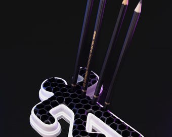 Chalk Outline Pencil Holder!: 3D Printed Crime Scene Pen Holder