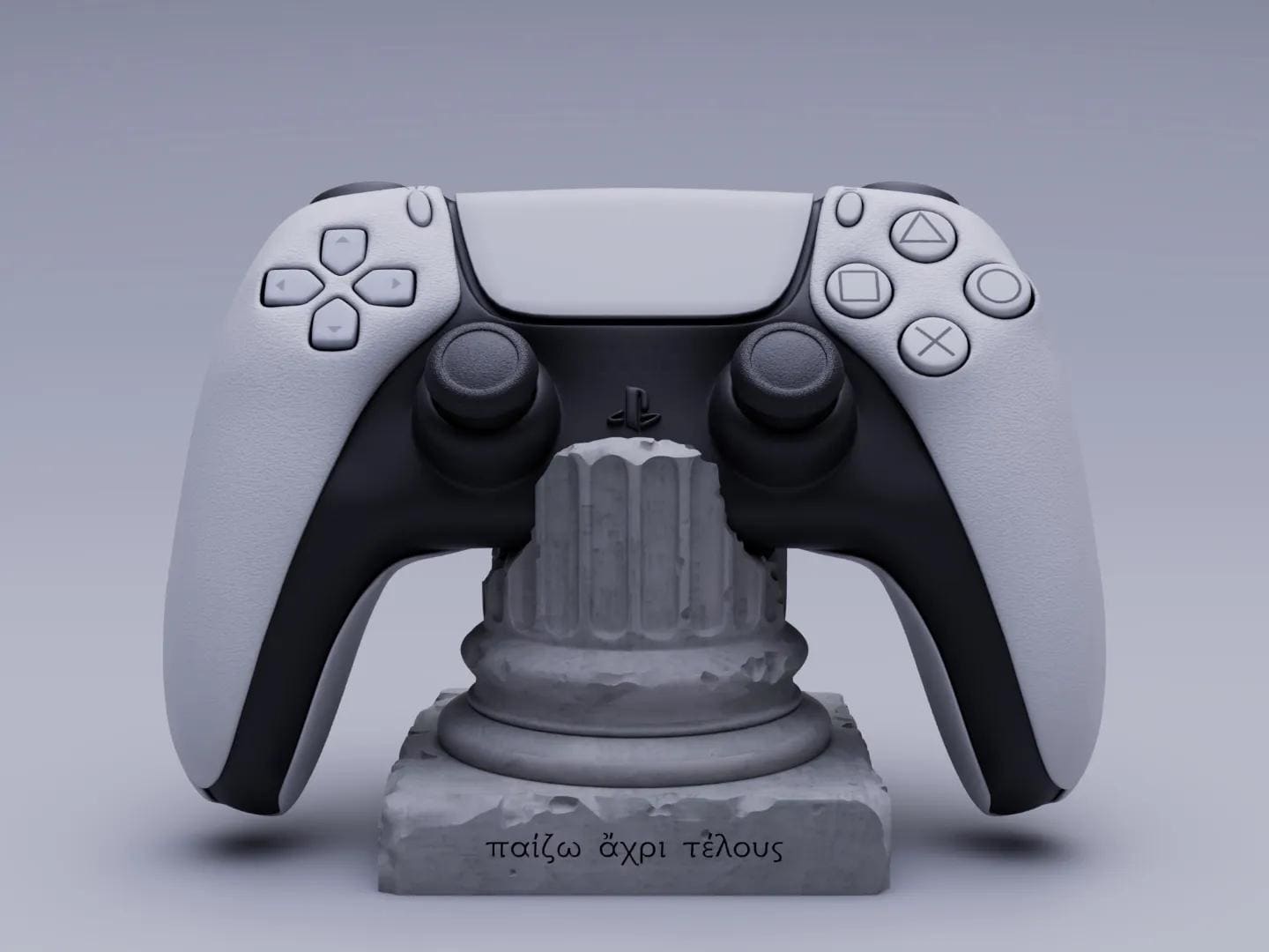 3D Printed PS5 Controller Stand – Greek Column, Gamer Gift - Etsy