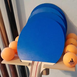 Ping Pong Storage Paddle Ball Rack Organizer Table Tennis Wall Mounted 3D Printed